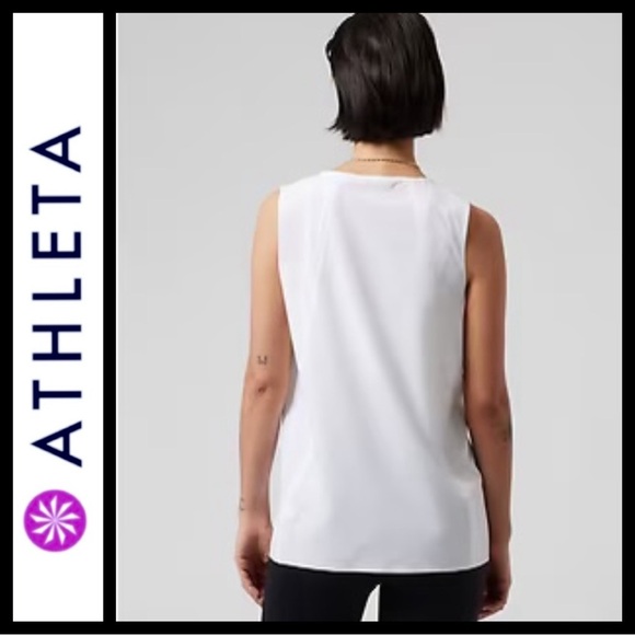 NWOT Athleta Zephyr Refined Tank Top in Yellow - Picture 3 of 7